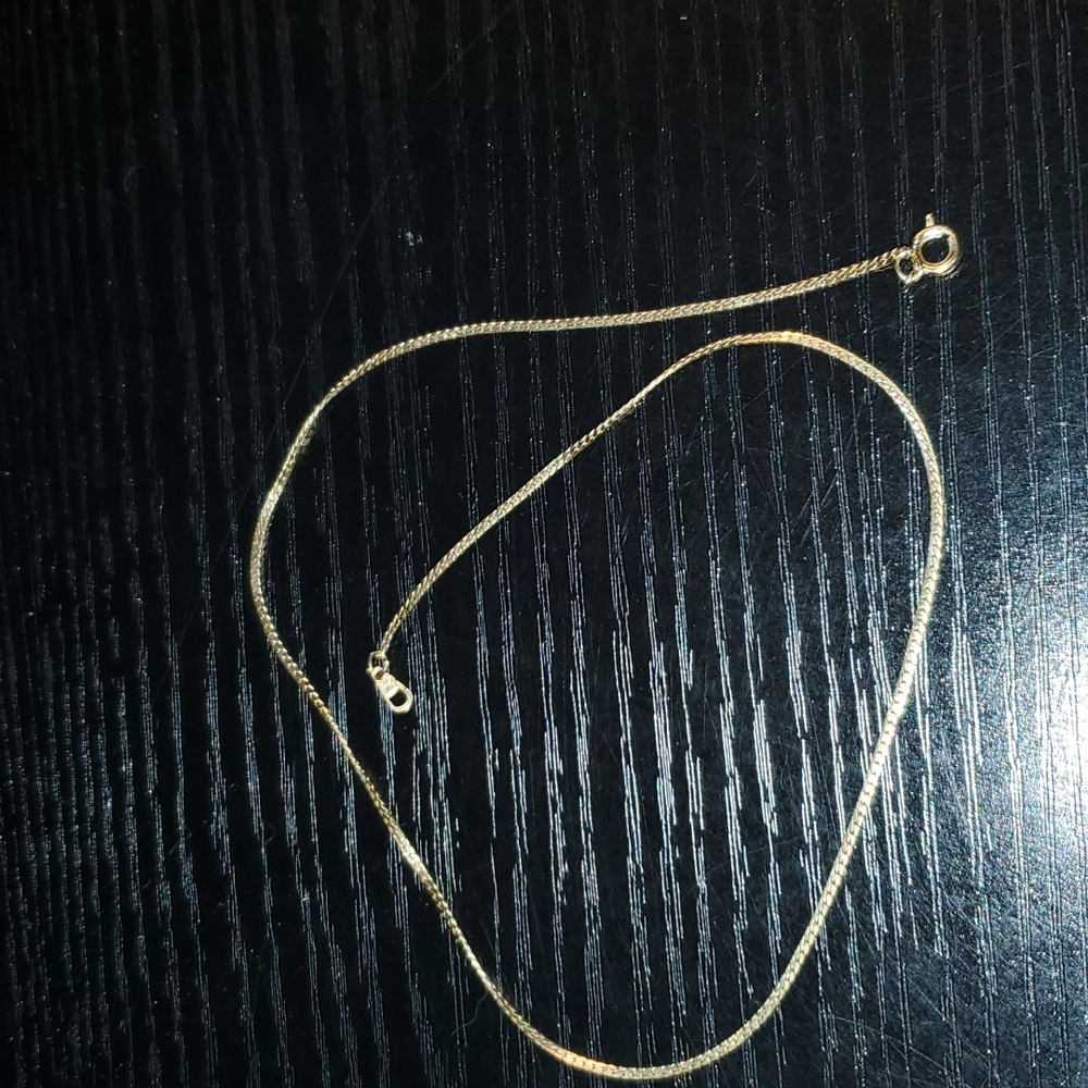 Gold plated necklace
